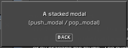 A second modal pushed on top via push_modal